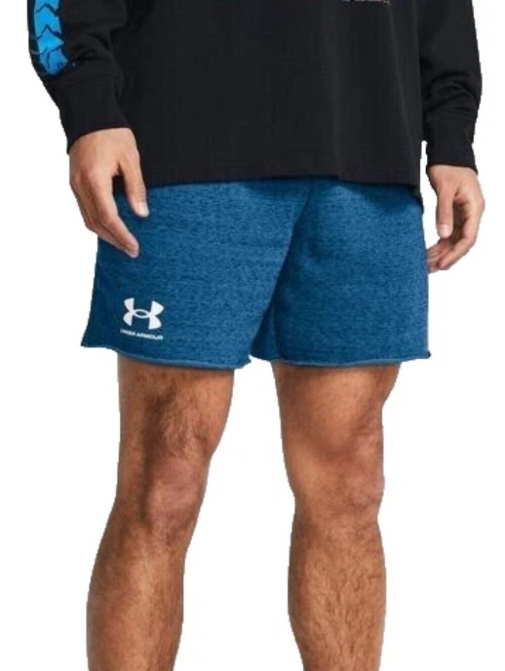 Under Armour UA Rival Terry 6" Royal Blue Shorts